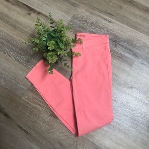 J Brand Coral Straight Leg Ankle Jeans Size 25